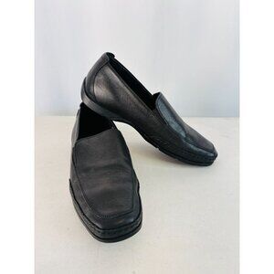 Mephisto Edlef Black Leather Slip-On Loafers Men's Sz 11